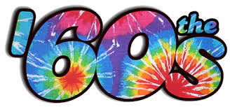1960's image that looks like it came from the 60's with blocky flowing letters and colorful theme